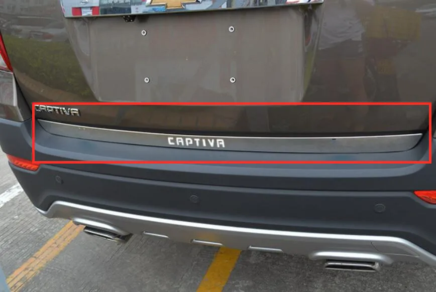 Tailgate Rear Door Bottom Cover Molding Trim Stainless Steel back door trim car Accessories for Chevrolet CAPTIVA 2007-2017
Tailgate Rear Door Bottom Cover Molding Trim Stainless Steel back door trim car Accessories for Chevrolet CAPTIVA 2007-2017