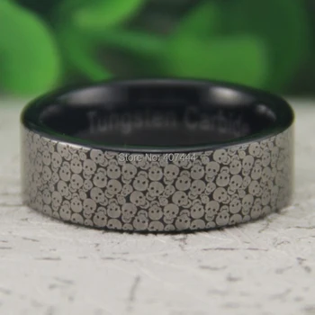 Free Shipping YGK JEWELRY Hot Sales 8MM Black Pipe Multi-Skulls Design New Men's Fashion Tungsten Wedding Ring
Free Shipping YGK JEWELRY Hot Sales 8MM Black Pipe Multi-Skulls Design New Men's Fashion Tungsten Wedding Ring