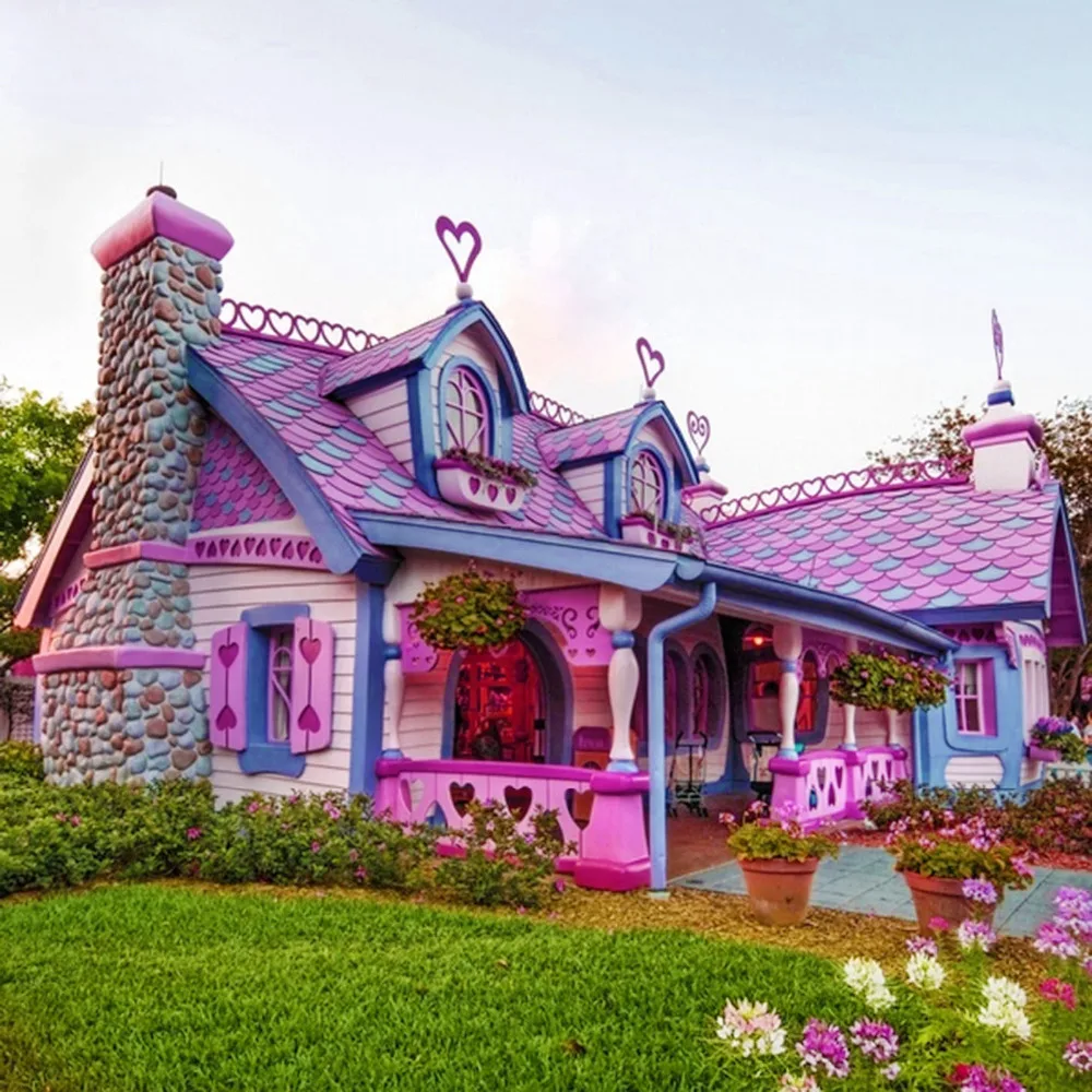 5D Diy Diamond Painting Cross Stitch Pink Cartoon Cottage 3D Diamond Embroidery Full Round Mosaic Decoration Resin Stickers Kits
5D Diy Diamond Painting Cross Stitch Pink Cartoon Cottage 3D Diamond Embroidery Full Round Mosaic Decoration Resin Stickers Kits
