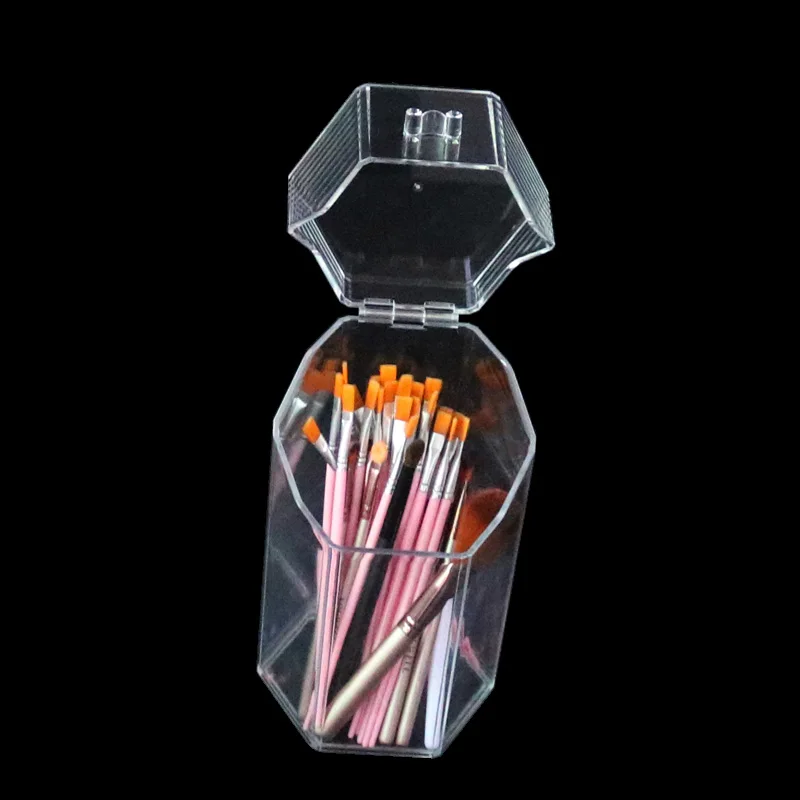New Clear Plastic Makeup Brush Storage Box Knife and Fork Organizer Case Cosmetic Brush Holder Brush Box Make Up Brush Box Case
New Clear Plastic Makeup Brush Storage Box Knife and Fork Organizer Case Cosmetic Brush Holder Brush Box Make Up Brush Box Case