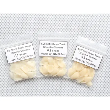 3 Packs Dental Ultrathin A1/A2/A3 Shade Upper Anterior Composite Synthetic Resin Teeth Veneers Tooth Restorative Whitening
3 Packs Dental Ultrathin A1/A2/A3 Shade Upper Anterior Composite Synthetic Resin Teeth Veneers Tooth Restorative Whitening