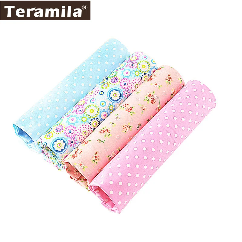 4PCS/lot 40cmx50cm Floral Dots Teramila Cotton Fabric Fat Quarter Bundle Quilting Patchwork Sewing Clothe Bedding Tissus Tilda
4PCS/lot 40cmx50cm Floral Dots Teramila Cotton Fabric Fat Quarter Bundle Quilting Patchwork Sewing Clothe Bedding Tissus Tilda