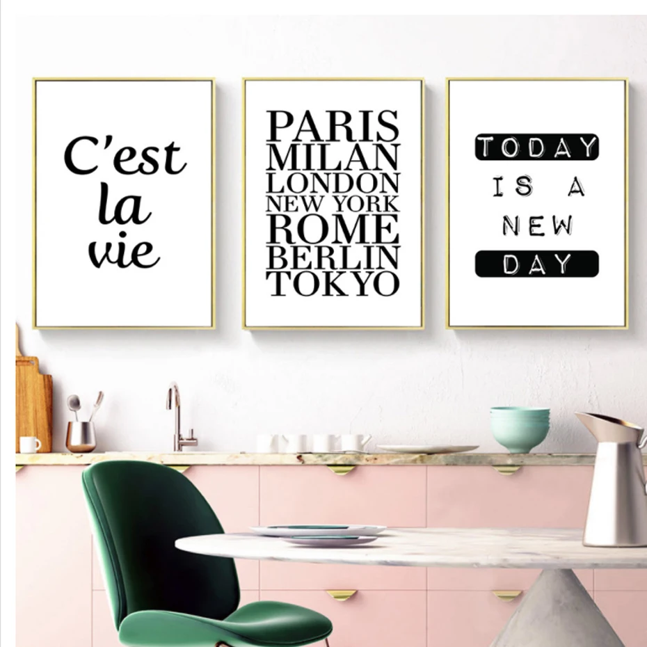 Black White Fashion Quotes Nordic Canvas Paintings Wall Art Pictures Poster and Print for Living Room Home Decor Drop shipping
Black White Fashion Quotes Nordic Canvas Paintings Wall Art Pictures Poster and Print for Living Room Home Decor Drop shipping