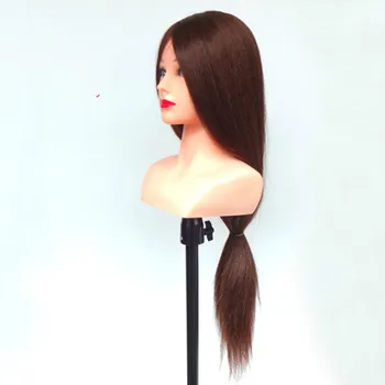 29inch 85% Real Hair Hairdressing Doll Heads With Shoulder Cosmetology Practice Training Mannequin Head With Human Hair
29inch 85% Real Hair Hairdressing Doll Heads With Shoulder Cosmetology Practice Training Mannequin Head With Human Hair