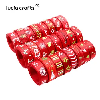Lucia crafts 5yards/12yards 10mm Printing Christmas Grosgrain/Satin Ribbons DIY Xmas Party Wrapping Decor Material T0504
Lucia crafts 5yards/12yards 10mm Printing Christmas Grosgrain/Satin Ribbons DIY Xmas Party Wrapping Decor Material T0504