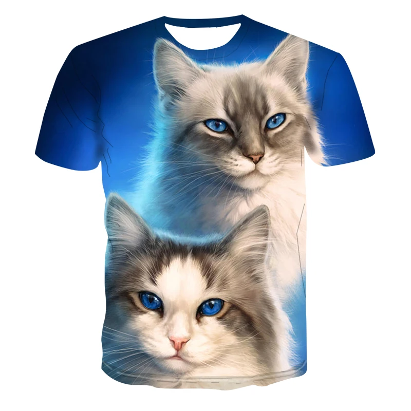 Charming 3D cat new cool T-shirt male / female models 3D T-shirt printing short-sleeve summer shirt T-shirt T-shirt menS-4XL
Charming 3D cat new cool T-shirt male / female models 3D T-shirt printing short-sleeve summer shirt T-shirt T-shirt menS-4XL