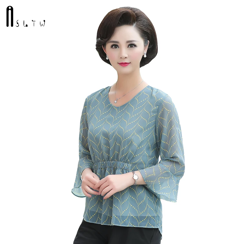 ASLTW Chiffon Blouse Women Summer Print Thin Clothes New Plus Size V Neck Casual Womens Tops and Blouses
ASLTW Chiffon Blouse Women Summer Print Thin Clothes New Plus Size V Neck Casual Womens Tops and Blouses