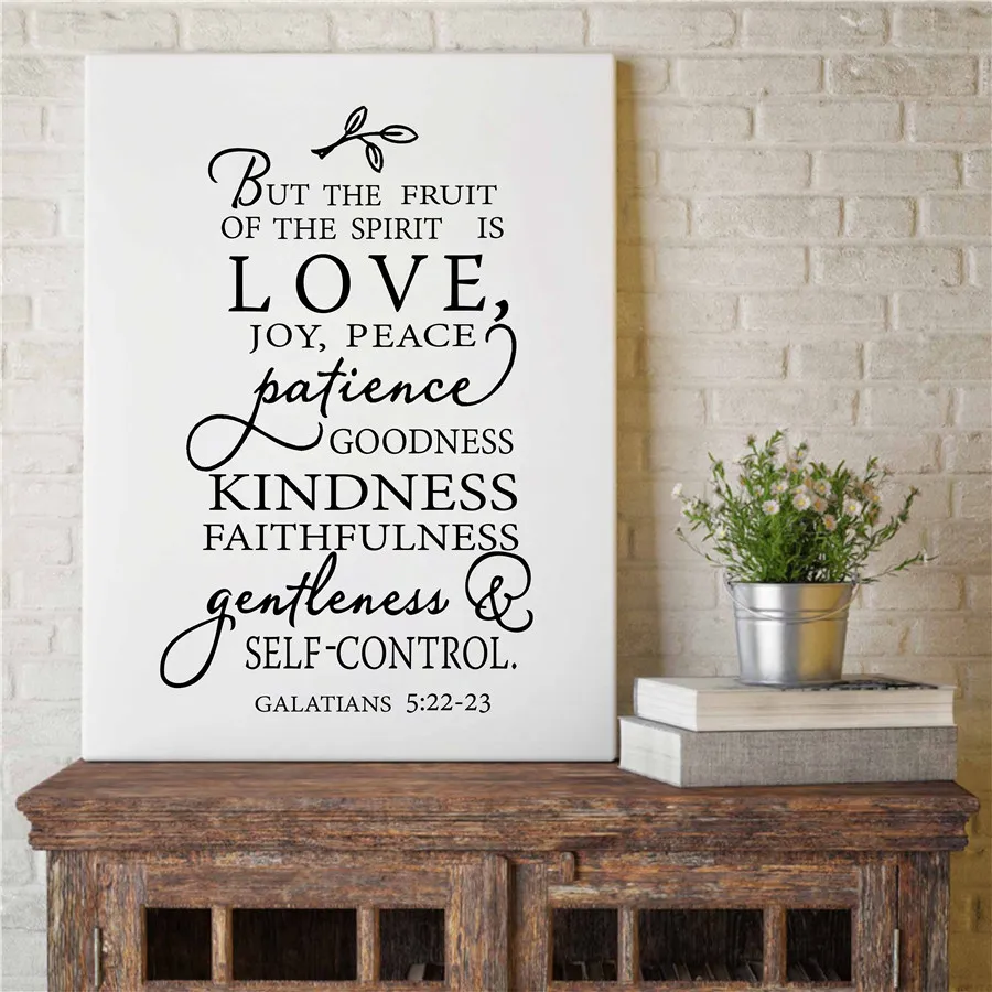 Fruit Of The Spirit Christian Canvas Art Print Poster Wall Picture