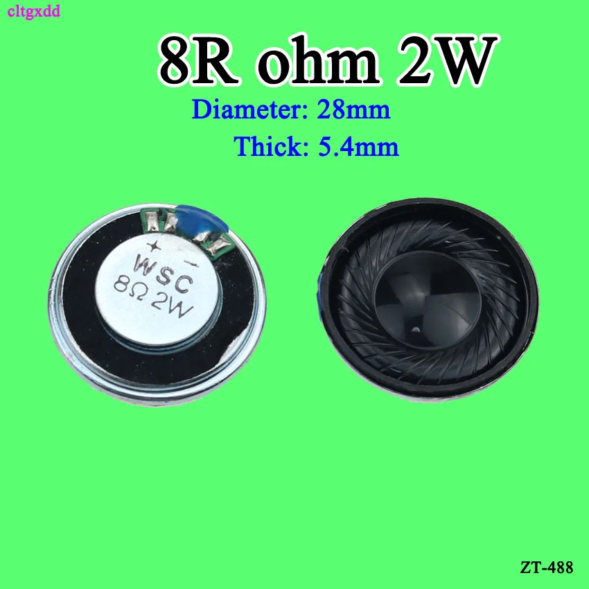cltgxdd New Ultra-thin Mini speaker 8 ohms 2 watt 2W 8R speaker Diameter 28MM 20mm 40mm 36mm 2.8CM thickness 5MM 4.5mm
cltgxdd New Ultra-thin Mini speaker 8 ohms 2 watt 2W 8R speaker Diameter 28MM 20mm 40mm 36mm 2.8CM thickness 5MM 4.5mm