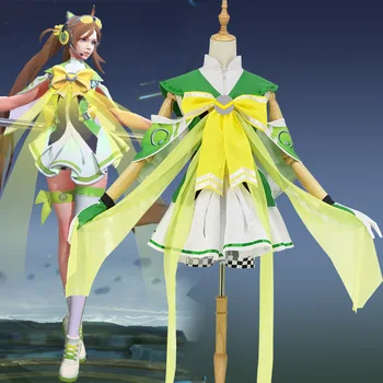 Game Glory of the king Costume Da Qiao Cosplay Guardian Power Skin Dress Skirt Girls Lovely Style Halloween Carnival Outfit
Game Glory of the king Costume Da Qiao Cosplay Guardian Power Skin Dress Skirt Girls Lovely Style Halloween Carnival Outfit
