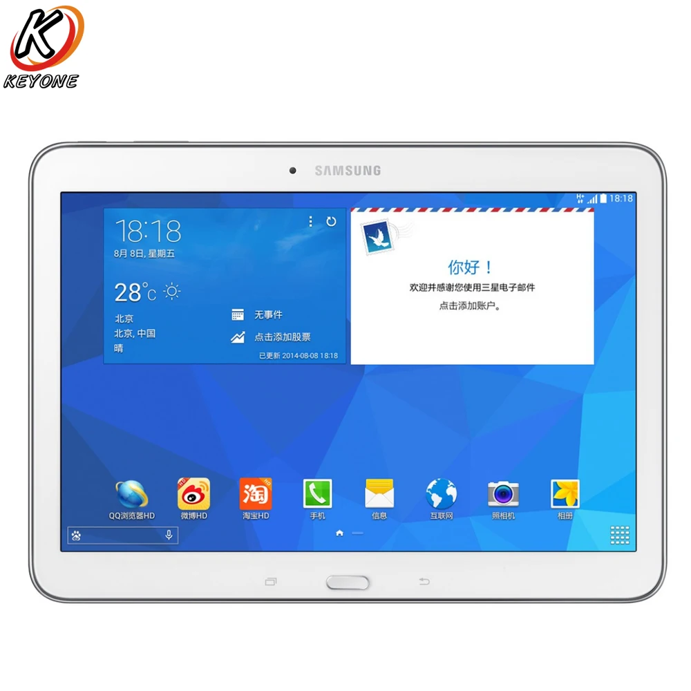 

Original Samsung Galaxy Tab 4 T530 WIFI Tablet PC 10.1 inch 1.5GB RAM 16GB ROM Quad Core 1.2GHz Android 6800mAh Dual Camera PC