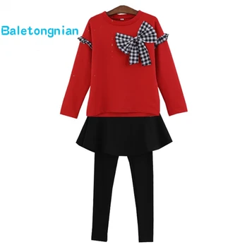 Girls Clothes Set Bow Shirt+Legging 2 Pcs Autumn Suit For Girls Winter Kids Clothes Casual Teenage Girls Clothing 4 6 8 12 Years
Girls Clothes Set Bow Shirt+Legging 2 Pcs Autumn Suit For Girls Winter Kids Clothes Casual Teenage Girls Clothing 4 6 8 12 Years