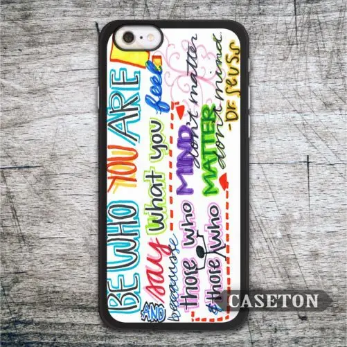 Be Who Your Are font b Case b font For font b iPhone b font font