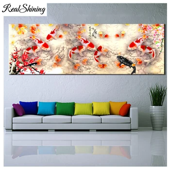 Diamond Painting"Chinese Abstract Nine Koi Fish Landscape"5D DIY Cross Stitch Diamond Embroidery Full Square round Kits FS5114
Diamond Painting"Chinese Abstract Nine Koi Fish Landscape"5D DIY Cross Stitch Diamond Embroidery Full Square round Kits FS5114