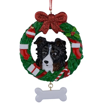 Shepherd Wreath Resin Crafts Shiny Christmas Ornaments Hand Painted Easily Personalized as for Pug Owners gifts or home decor
Shepherd Wreath Resin Crafts Shiny Christmas Ornaments Hand Painted Easily Personalized as for Pug Owners gifts or home decor