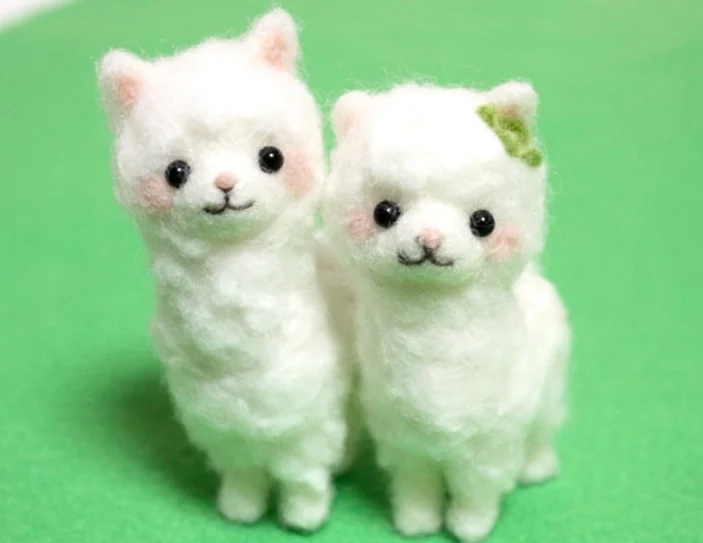Cute alpaca cartoon animal set wool needlepoint kit wool felt needle felting decoration craft needlecraft DIY handmade
Cute alpaca cartoon animal set wool needlepoint kit wool felt needle felting decoration craft needlecraft DIY handmade