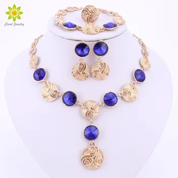African Beads Necklace Earrings Ring Bracelet Gold Color Jewelry Sets For Women Bridal Crystal Wedding Dress Accessories Set
African Beads Necklace Earrings Ring Bracelet Gold Color Jewelry Sets For Women Bridal Crystal Wedding Dress Accessories Set