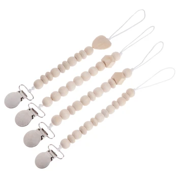 Baby Natural Wooden Beaded Pacifier Holder Clip Nursing Teether Dummy Chain Gift fr024
Baby Natural Wooden Beaded Pacifier Holder Clip Nursing Teether Dummy Chain Gift fr024