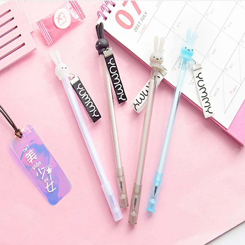 1pcs/lot Kawaii Cartoon Rabbit Streamer Gel Pen 0.38mm student gel pen Writing black pen School students office supplies
1pcs/lot Kawaii Cartoon Rabbit Streamer Gel Pen 0.38mm student gel pen Writing black pen School students office supplies