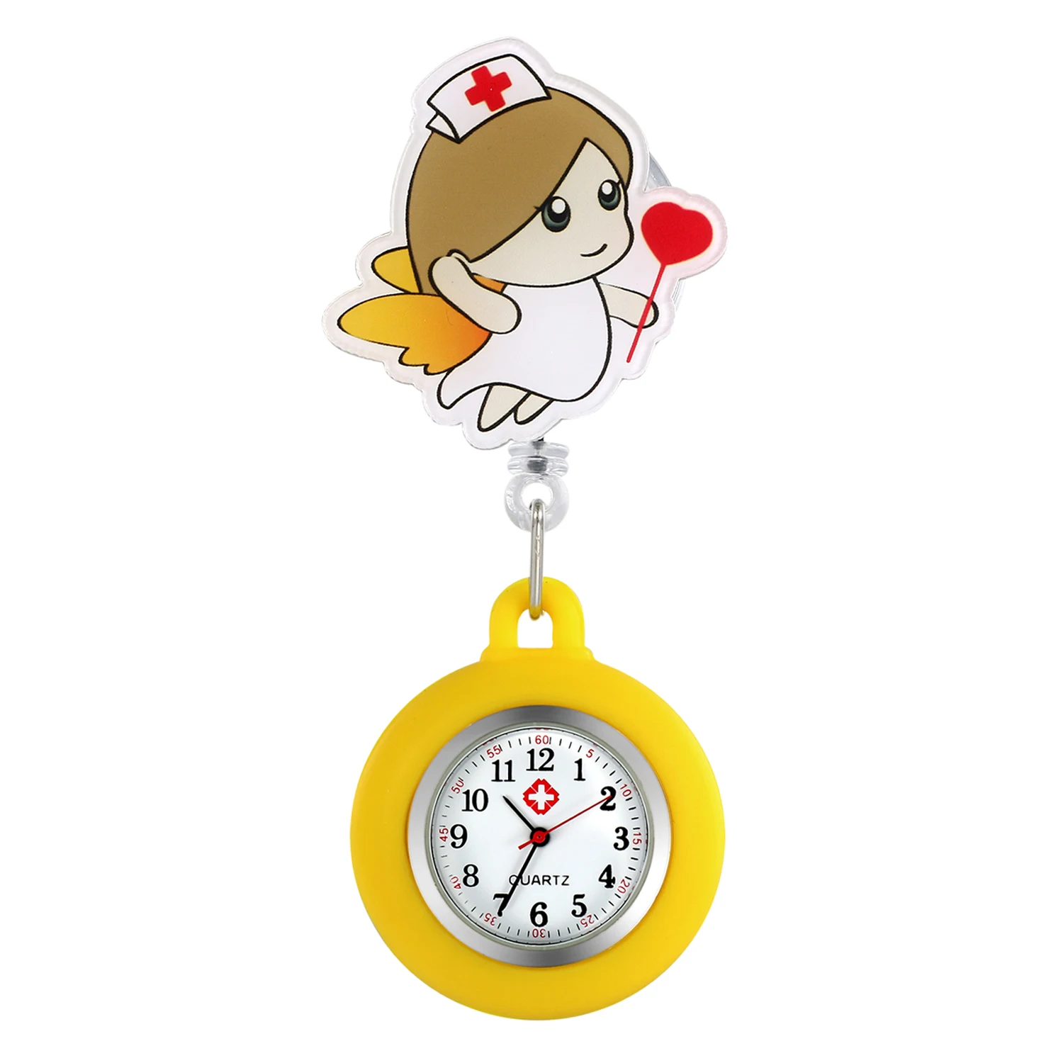 LANCARDO 3D Cartoon Women Nurse Watches Fashion Pocket Watch Silicone High-Quality Doctor Medical Pocket Hang Clip Clock
LANCARDO 3D Cartoon Women Nurse Watches Fashion Pocket Watch Silicone High-Quality Doctor Medical Pocket Hang Clip Clock