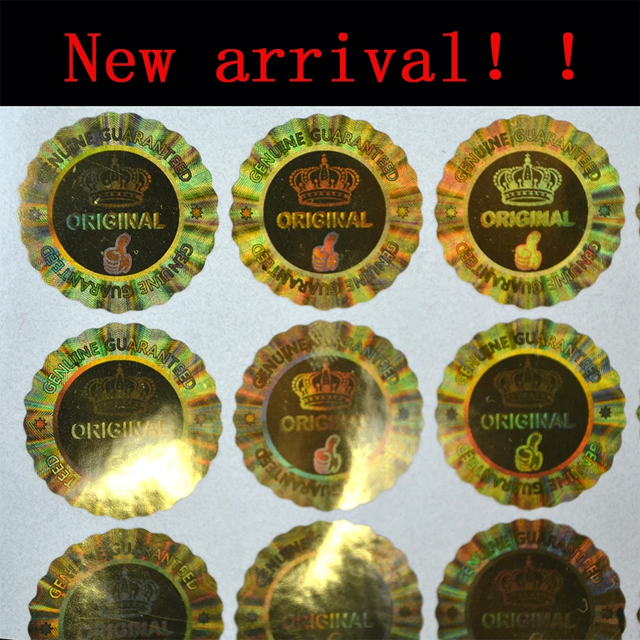 New arrival!!! 20x20mm Original Genuine Guaranteed VOID Hologram sticker with crown tip-top Quality in chrysanthemum shape
New arrival!!! 20x20mm Original Genuine Guaranteed VOID Hologram sticker with crown tip-top Quality in chrysanthemum shape