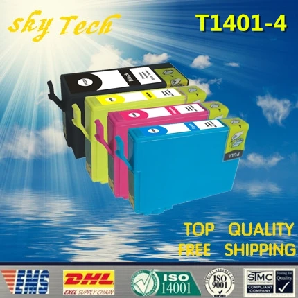 1 комплект совместимых картриджей для T1401-T1404, для Epson TX560WD NX635 TX620FWD WF-3520 WF-3530 WF-3540 и т. д.
1 комплект совместимых картриджей для T1401-T1404, для Epson TX560WD NX635 TX620FWD WF-3520 WF-3530 WF-3540 и т. д.