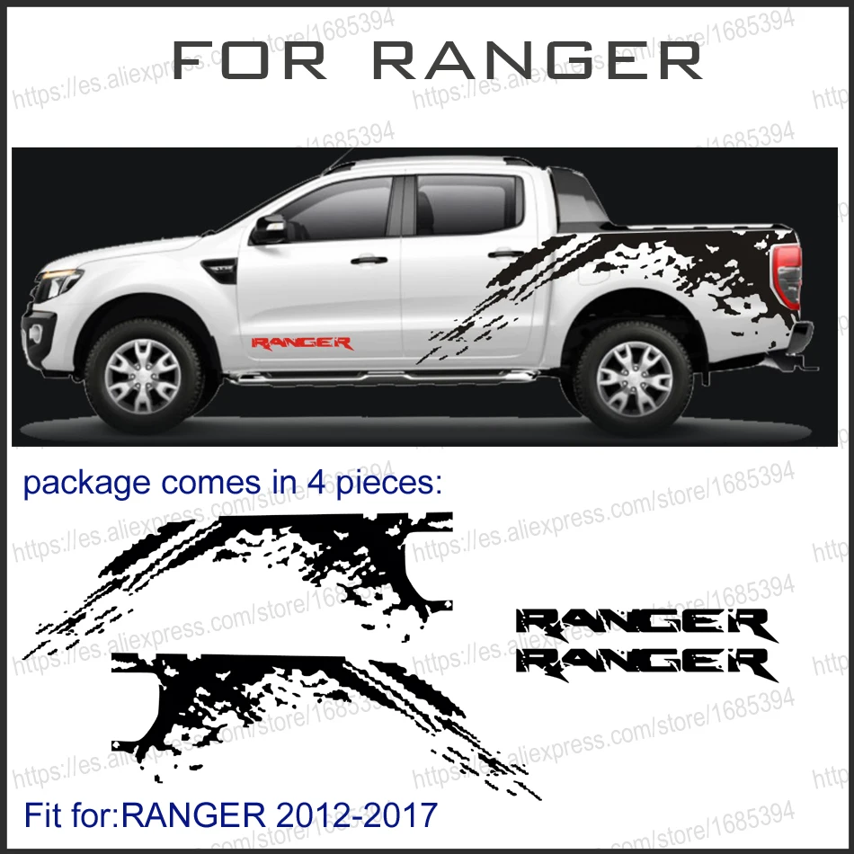 car stickers 4 Pcs mudslinger side body rear trunk graphic vinyl car decal custom for Ford ranger t6 t7 T8
car stickers 4 Pcs mudslinger side body rear trunk graphic vinyl car decal custom for Ford ranger t6 t7 T8