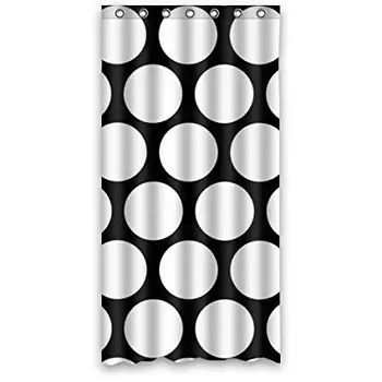 Memory Home Black and White Giant Polka Dots Pattern 100% Polyester Bathroom Fabric Shower Curtain Shower Rings Included
Memory Home Black and White Giant Polka Dots Pattern 100% Polyester Bathroom Fabric Shower Curtain Shower Rings Included