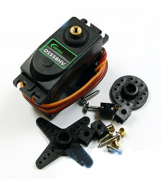 1PC CORONA DS558HV Metal Tooth Servo Standard High Pressure Torque 58g/ 14kg/ 18 sec Rudder Steering Gear for RC Aircraft
1PC CORONA DS558HV Metal Tooth Servo Standard High Pressure Torque 58g/ 14kg/ 18 sec Rudder Steering Gear for RC Aircraft