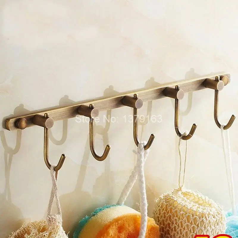 Antique Brass Bathroom Robe Hook Coat Hat Towel Hook Hanger Wall Mounted Bathroom Accessory aba036
Antique Brass Bathroom Robe Hook Coat Hat Towel Hook Hanger Wall Mounted Bathroom Accessory aba036