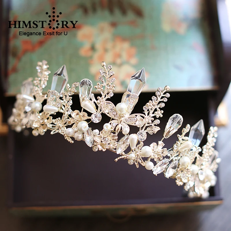 Himstory Baroque Bridal Crown Woman New Butterfly Wedding Headwear Crystal Tiara For Bride Hair Accessories
Himstory Baroque Bridal Crown Woman New Butterfly Wedding Headwear Crystal Tiara For Bride Hair Accessories