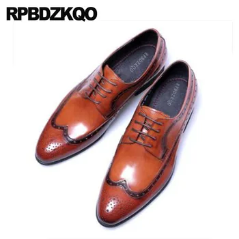 Runway Men Formal Wedding Shoes Plus Size Italian Brown Office Black Wingtip Business Dress Brogue Derby Pointed Toe Oxfords
Runway Men Formal Wedding Shoes Plus Size Italian Brown Office Black Wingtip Business Dress Brogue Derby Pointed Toe Oxfords