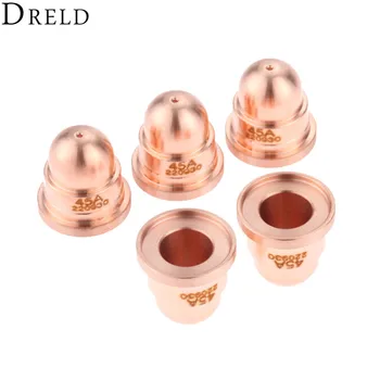 DRELD 5pcs 45A Plasma Nozzle 220930 for 65 85 105 Plasma Cutting Torch Consumable Finecut Processes Welding & Soldering Supplies
DRELD 5pcs 45A Plasma Nozzle 220930 for 65 85 105 Plasma Cutting Torch Consumable Finecut Processes Welding & Soldering Supplies