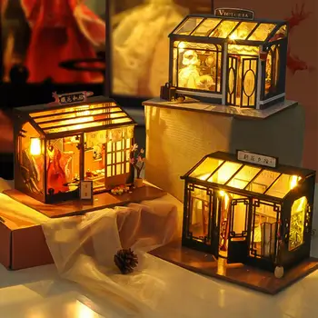 DIY Cabin Innovation Handmade Model World Retro Shop Series Doll House Building Model Toys For Children Adult Gift Sets
DIY Cabin Innovation Handmade Model World Retro Shop Series Doll House Building Model Toys For Children Adult Gift Sets