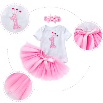 Happy Birthday Newborn Princess Clothes Sets Summer Bebes Infant Girl 1st Birthday Party Tutu Clothing Headband Tops Skirts 3Pcs
Happy Birthday Newborn Princess Clothes Sets Summer Bebes Infant Girl 1st Birthday Party Tutu Clothing Headband Tops Skirts 3Pcs