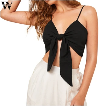 Womail Tops women Tops Fashion Summer Solid V-Neck Sleeveless Bow Bandage Backless Strap Camis Top 2019 May22
Womail Tops women Tops Fashion Summer Solid V-Neck Sleeveless Bow Bandage Backless Strap Camis Top 2019 May22