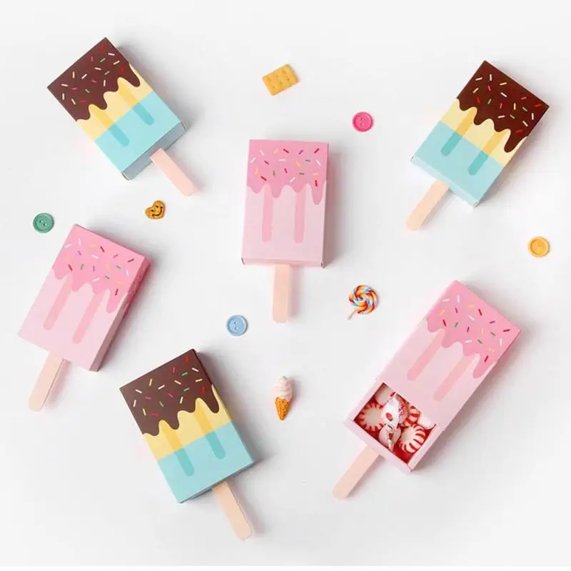 2/4/6Pcs Ice Cream Gift Boxes Cute Cartoon Candy Paper Box Baby Shower Party Drawer Packaging Bags for Kids Birthday Party Favor
2/4/6Pcs Ice Cream Gift Boxes Cute Cartoon Candy Paper Box Baby Shower Party Drawer Packaging Bags for Kids Birthday Party Favor