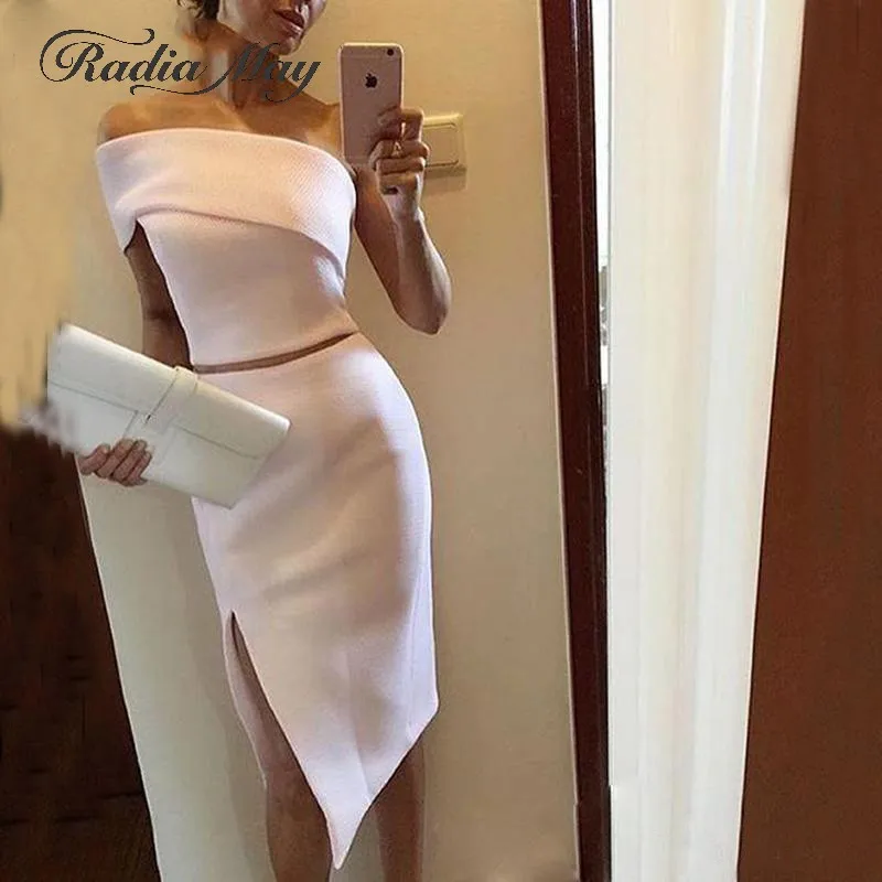 Sexy Sheath One Shoulder Pink Two Pieces Cocktail Dresses with Split Knee Length Short Party Dress 2019 Vestidos de cocktail
Sexy Sheath One Shoulder Pink Two Pieces Cocktail Dresses with Split Knee Length Short Party Dress 2019 Vestidos de cocktail