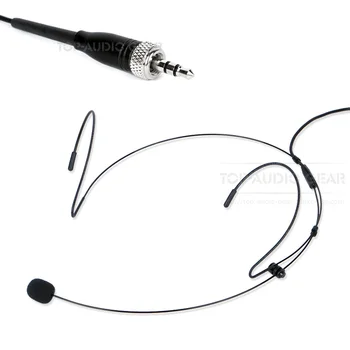 

3.5 mm Stereo Screw Locking Headworn Headset Microphone For SENNHEISER EW 100 112 135 145 500 G1 G2 G3 Wireless System Bodypack