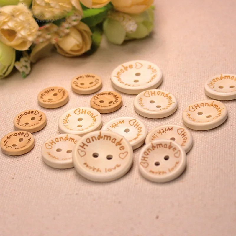 100pcs/bag 15mm Round Wood Buttons Hand Made with Love Heart Decoration Sewing Craft Buttons Cute Useful Wood Buttons
100pcs/bag 15mm Round Wood Buttons Hand Made with Love Heart Decoration Sewing Craft Buttons Cute Useful Wood Buttons