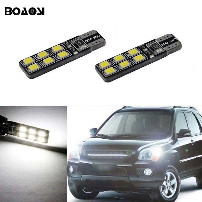 BOAOSI 2x led T10 w5w canbus error free car Width bulb light for Kia sportage rio k2 k3 k5 ceed cerato sorento
BOAOSI 2x led T10 w5w canbus error free car Width bulb light for Kia sportage rio k2 k3 k5 ceed cerato sorento