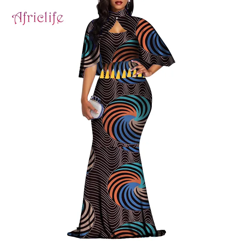 Dashiki African Print Clothing for Women Long Dress and Cape 2 Pieces Cotton Bazin Riche Batik Fashion Lady Clothes WY4394
Dashiki African Print Clothing for Women Long Dress and Cape 2 Pieces Cotton Bazin Riche Batik Fashion Lady Clothes WY4394