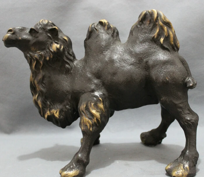 JP S0606 10" Chinese Bronze Home Set Animals Desert Bactrian Camal Camel Statue Sculpture
JP S0606 10" Chinese Bronze Home Set Animals Desert Bactrian Camal Camel Statue Sculpture