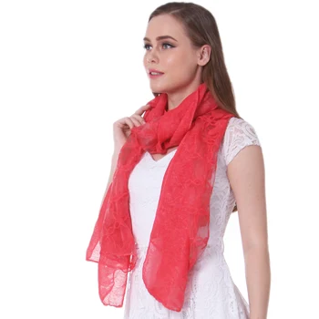 Fashion Silk Scarf Spring Summer Wrap Autumn Winter Shawl Hijab Stole Beach Wear foulard Top Quality Soft Floral Transparent Red
Fashion Silk Scarf Spring Summer Wrap Autumn Winter Shawl Hijab Stole Beach Wear foulard Top Quality Soft Floral Transparent Red