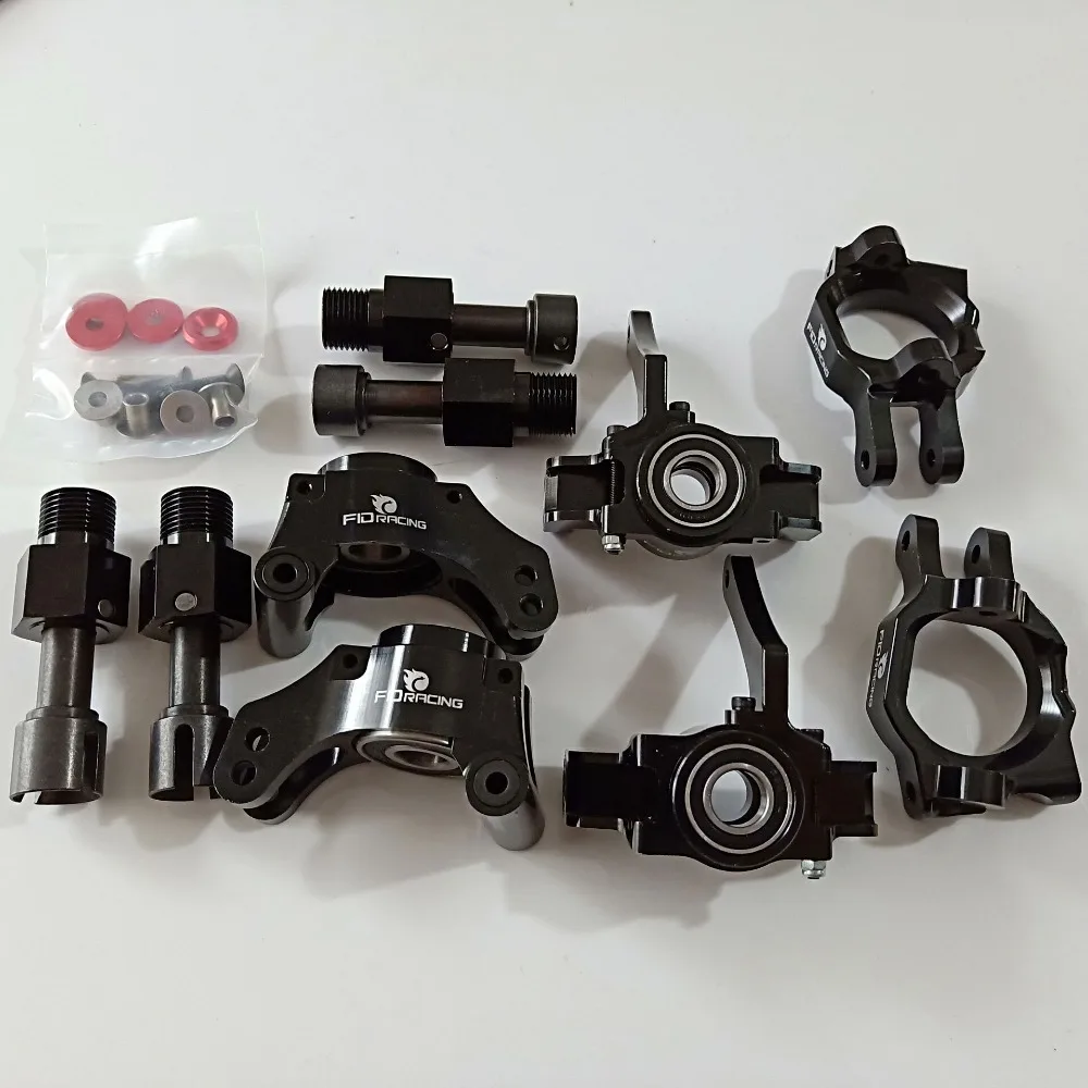 FID racing CNC front + rear wheel Hub Carrier mount + Castor Block for Losi DBXL DBXL-e black color
FID racing CNC front + rear wheel Hub Carrier mount + Castor Block for Losi DBXL DBXL-e black color