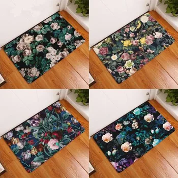 welcome home door mats for entrance door luxuriant plant rose flower painting carpets waterproof kitchen floor home decor
welcome home door mats for entrance door luxuriant plant rose flower painting carpets waterproof kitchen floor home decor