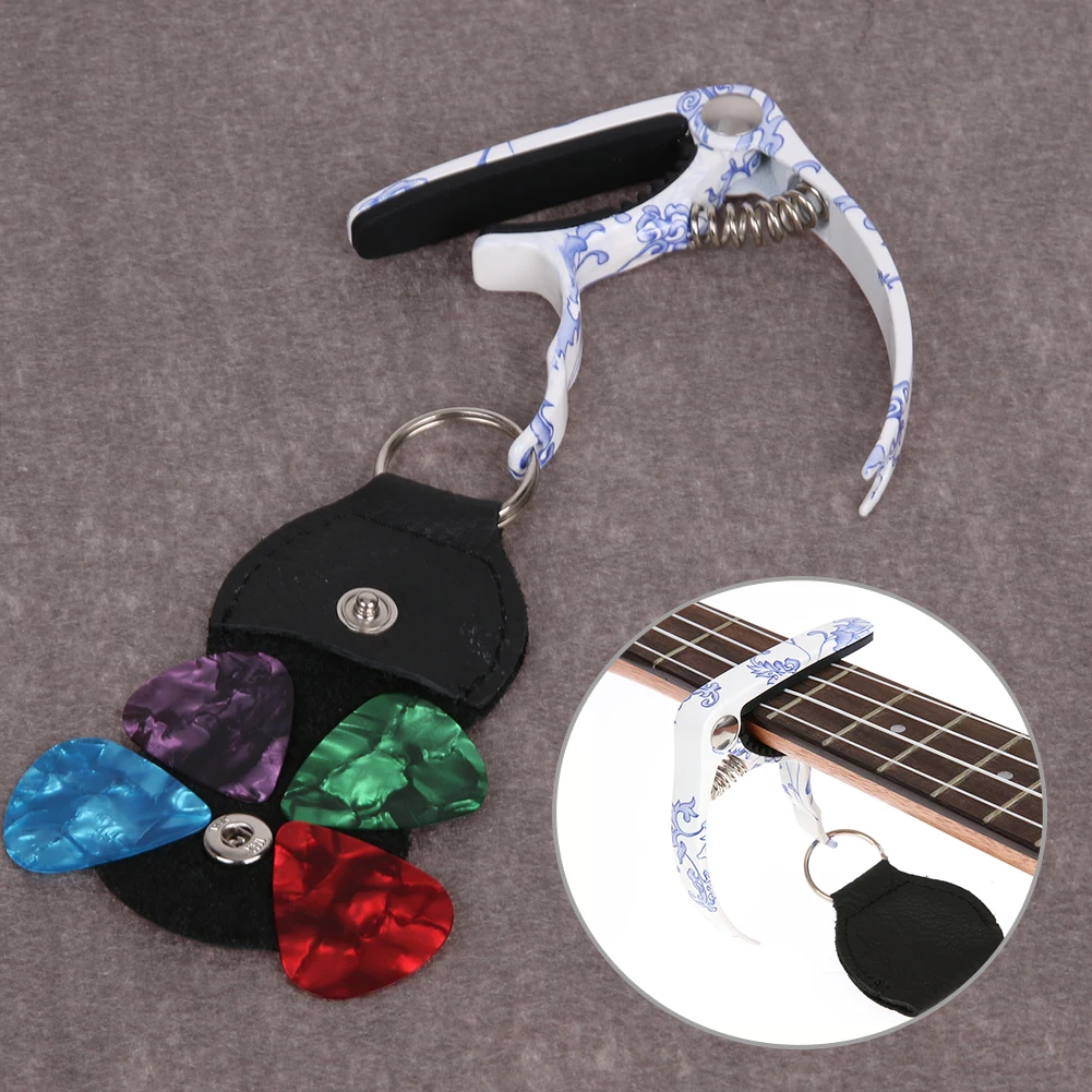 Guitar Pick And Capo Integrated Portable Classical Guitar Tone