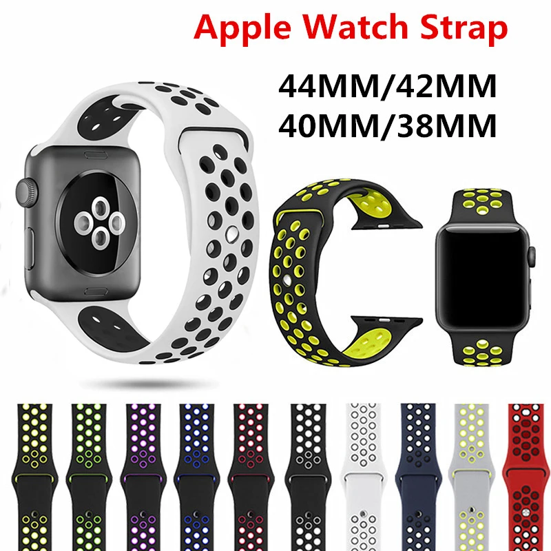 

Strap For Apple Watch Bands 42mm 4 band 44 Wrist Series 4 Band Pulseira Bracelet Apple Watch Band 38mm 3 Series Watchband