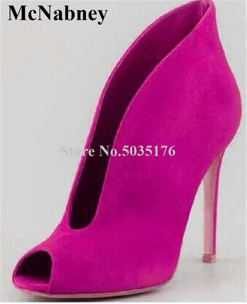 Solid Flock Fashion Hollow Ladies Short Boots Peep Toe Stiletto Heel Slip-On Ankle Short Boots Party Spring/Autumn Women Shoes
Solid Flock Fashion Hollow Ladies Short Boots Peep Toe Stiletto Heel Slip-On Ankle Short Boots Party Spring/Autumn Women Shoes