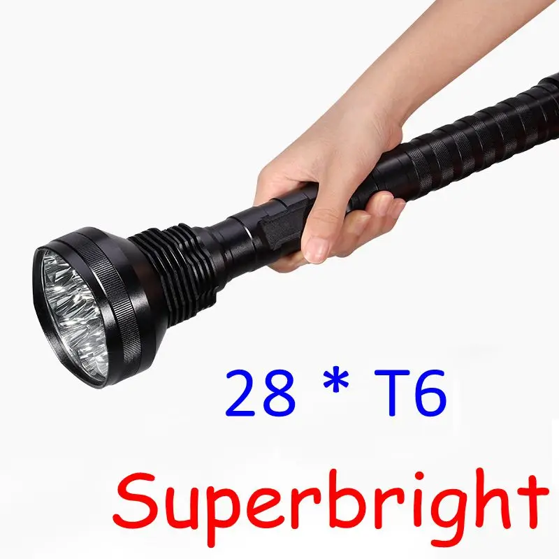 Outdoor exploration 36000 LMPowerful led 28 t6 flashlight superbright lantern Portable Lighting for discovery Patrol hunting
Outdoor exploration 36000 LMPowerful led 28 t6 flashlight superbright lantern Portable Lighting for discovery Patrol hunting
